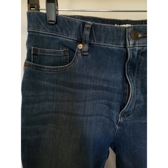 Lands' End Denim Strait Leg Comfort Stretch Jeans 12 - Picture 5 of 6